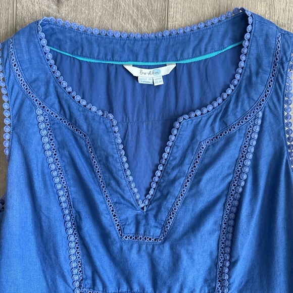 Boden Blue Mini Dress - Picture 3 of 6